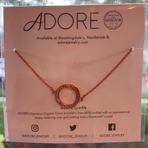 Rose gold necklace